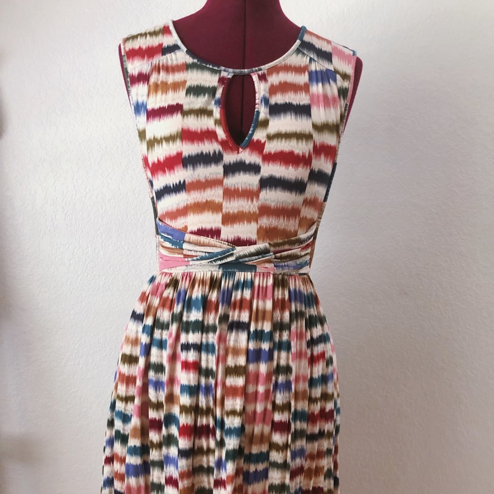 Anthropologie Maeve multicolor dress.